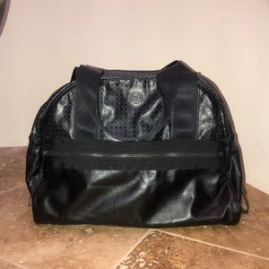 lululemon bowling bag vegan leather
